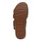 Vionic Roma Women's Backstrap Platform Wedge Sandal with Arch Support - Brown - 7 bottom view