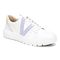 Vionic Simasa Women's Sneaker with Orthotic Support - White Pastel Lilac Nubuck - 1 profile view