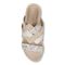 Vionic Tara Women's Wedge Sandal - Cream - 3 top view