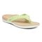 Vionic Tasha Women's Supportive Toe Post Sandal - Pale Lime - Angle main