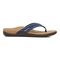 Vionic Tasha Women's Supportive Toe Post Sandal - Dark Blue - Right side