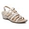 Vionic Tess Women's Backstrap Wedge Comfort Sandal - Cream - 1 profile view