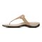 Vionic Wanda Women's Leather T-Strap Supportive Sandal - Macaroon Leather - 2 left view