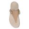 Vionic Wanda Women's Leather T-Strap Supportive Sandal - Macaroon Leather - 3 top view