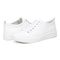Vionic Winny Women's Casual Sneaker - White Nappa - pair left angle