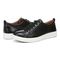 Vionic Winny Women's Casual Sneaker - Black Nappa - pair left angle