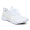 Vionic Zeliya Women's Athletic Sneaker - White / White - Angle main