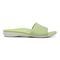 Vionic Val Women's Slide Sandal - Pale Lime Suede - Right side