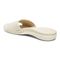 Vionic Val Women's Slide Sandal - Cream Tumbled Leathe - Back angle