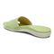 Vionic Val Women's Slide Sandal - Pale Lime Suede - Back angle