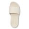 Vionic Val Women's Slide Sandal - Cream Tumbled Leathe - Top