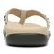 Vionic Vanessa Toe Post Orthotic Sandal -Tide - Cream - 5 back view