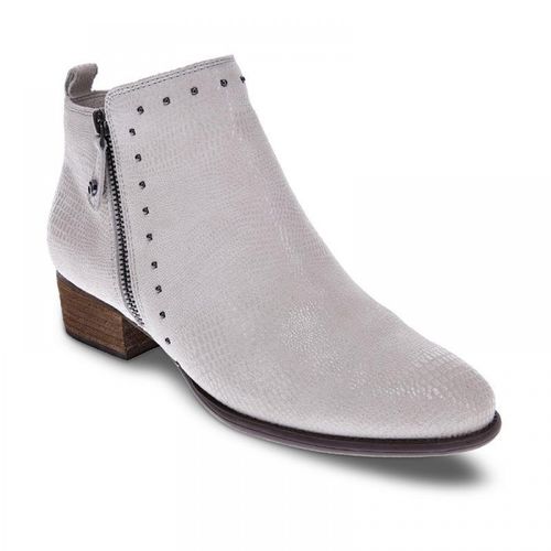 Revere Kyoto Bootie - Women's - Oyster Lizard - Angle