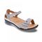 Revere Portofino Closed Heel Sandal - Women's - Gold Wash - Strap Detail