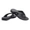 Joybees Casual Flip - Unisex Sandal with Comfy Massaging Arch Support - Black - Pair