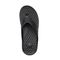 Joybees Casual Flip - Unisex Sandal with Comfy Massaging Arch Support - Black - Top