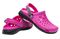 Joybees Modern Clog - Unisex - Comfy Clog with Arch Support - Sporty Pink/Black - Pair