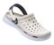 Joybees Modern Clog - Unisex - Comfy Clog with Arch Support - Linen/White - Strap Detail