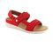 Strive Aruba Women's Comfortable and Arch Supportive Sandals - Scarlet - Angle