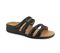 Strive Bali Women's Comfortable and Arch Supportive Sandals - Black - Angle
