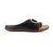 Strive Elba Women's Comfortable and Arch Supportive Sandals - Black - Side