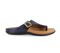 Strive Java Women's Comfortable and Arch Supportive Sandals - Navy Metallic - Side