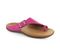 Strive Java Women's Comfortable and Arch Supportive Sandals - Magenta - Angle