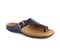 Strive Java Women's Comfortable and Arch Supportive Sandals - Navy Metallic - Angle