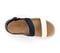 Strive Kona Women's Comfortable and Arch Supportive Sandals - Marshmallow/Navy Birdseye Birdseye