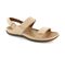 Strive Kona Women's Comfortable and Arch Supportive Sandals - Nude - Angle