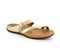 Strive Nusa Women's Comfortable and Arch Supportive Sandals - Light Gold - Angle