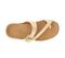 Strive Nusa Women's Comfortable and Arch Supportive Sandals - Nude - Overhead