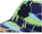 Black Clover Island Luck Hat - Tropical Adjustable Snapback - Unisex - Navy / Lime / Khaki Mesh detial