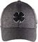 Black Clover Lucky Heather Fitted Hat - Free Ship - Black/White/Charcoal