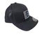 Black Clover Headline Adjustable Snapback Hat - Leather Patch - other angle Black/Black
