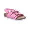 Bearpaw Brooklyn Toddler Toddler Knitted Textile Sandals - 1768T Bearpaw- 639 - Candy Pink - Profile View
