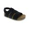 Bearpaw Zaidee Toddler Toddler Knitted Textile Sandals - 2462T Bearpaw- 011 - Black - Profile View