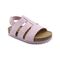 Bearpaw Zaidee Toddler Toddler Knitted Textile Sandals - 2462T Bearpaw- 652 - Pink - Profile View