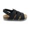 Bearpaw Zaidee Toddler Toddler Knitted Textile Sandals - 2462T Bearpaw- 011 - Black - Side View