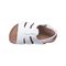 Bearpaw Zaidee Toddler Toddler Knitted Textile Sandals - 2462T Bearpaw- 010 - White - View