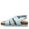 Bearpaw Zaidee Kid's Knitted Textile Sandals - 2462Y Bearpaw- 300 - Light Blue - Side View