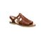 Bearpaw Gloria Women's Leather Sandals - 2661W Bearpaw- 116 - Saddle - Profile View
