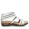 Bearpaw LAYLA II Women's Sandals - 2669W - White Metallic - side view 2
