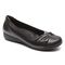 Aravon Andrea Women's Slip-on Comfort Shoe - Black - Side