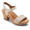 Cobb Hill Alleah Woven Women's Platform Sandal - Vanilla - Angle