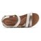 Cobb Hill Rubey 3-strap Women's Comfort Sandal - White - Top
