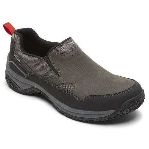 Dunham Cloud Plus Waterproof Men's Slip-on Causal Shoe - Grey - Angle