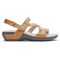 Aravon Power Comfort S-strap Women's Comfort Sandal - Tan Multi - Side