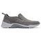 Rockport Rocsports Men's Slip-on Casual Shoe - Steel Grey Lea/sde - Side