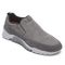 Rockport Rocsports Men's Slip-on Casual Shoe - Steel Grey Lea/sde - Angle